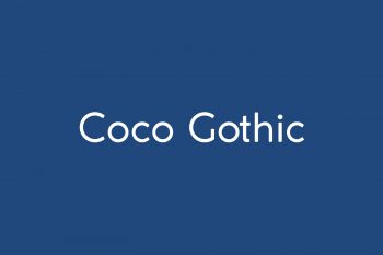 Coco Gothic Free Font