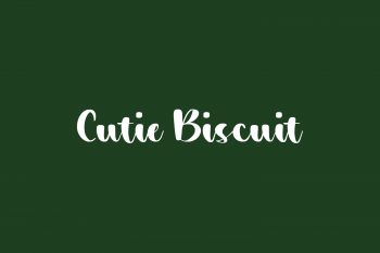 Cutie Biscuit Free Font