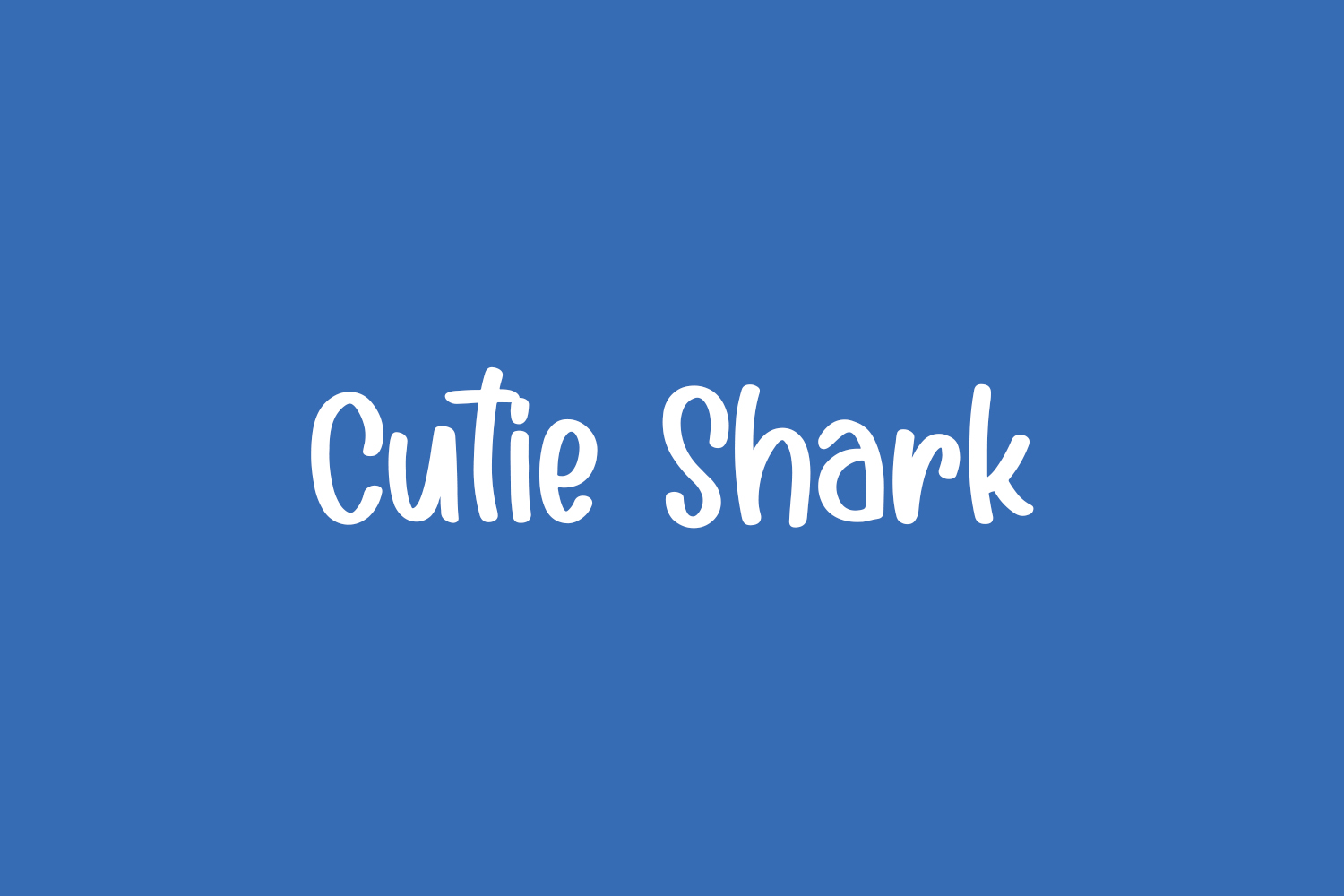 Cutie Shark Free Font