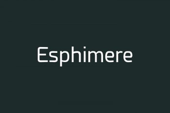 Esphimere Free Font