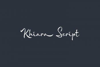 Khiara Script Free Font