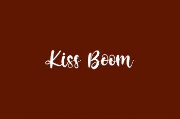 Kiss Boom Free Font