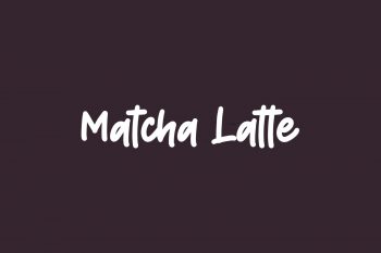 Matcha Latte Free Font