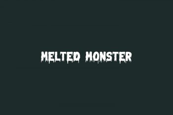 Melted Monster Free Font