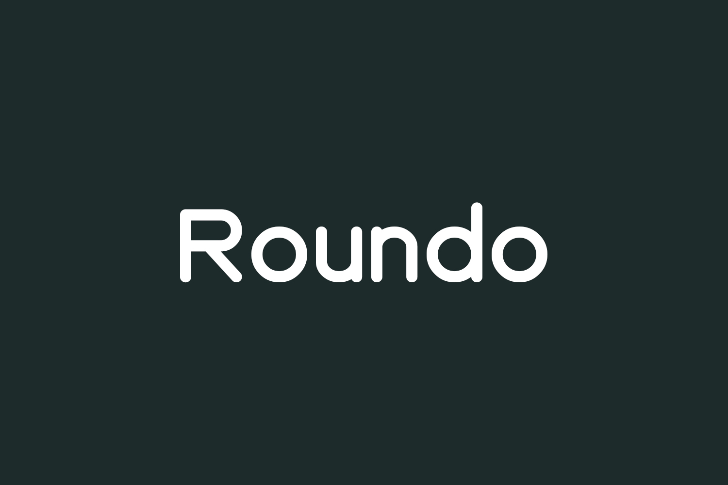 Roundo Free Font