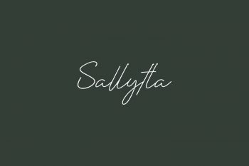 Sallytta Free Font