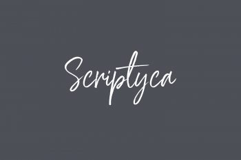 Scriptyca Free Font