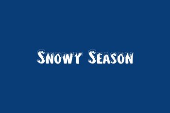 Snowy Season Free Font