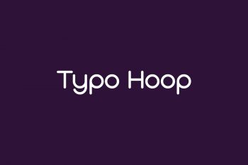 Typo Hoop Free Font