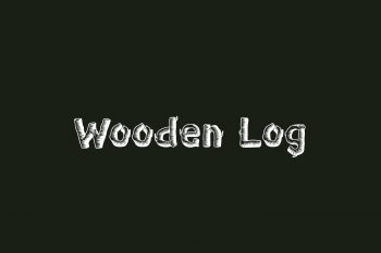 Wooden Log Free Font
