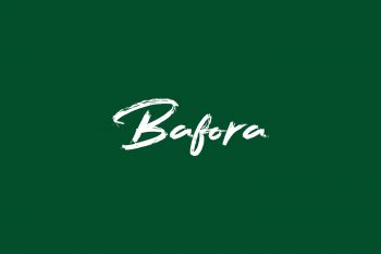 Bafora Free Font