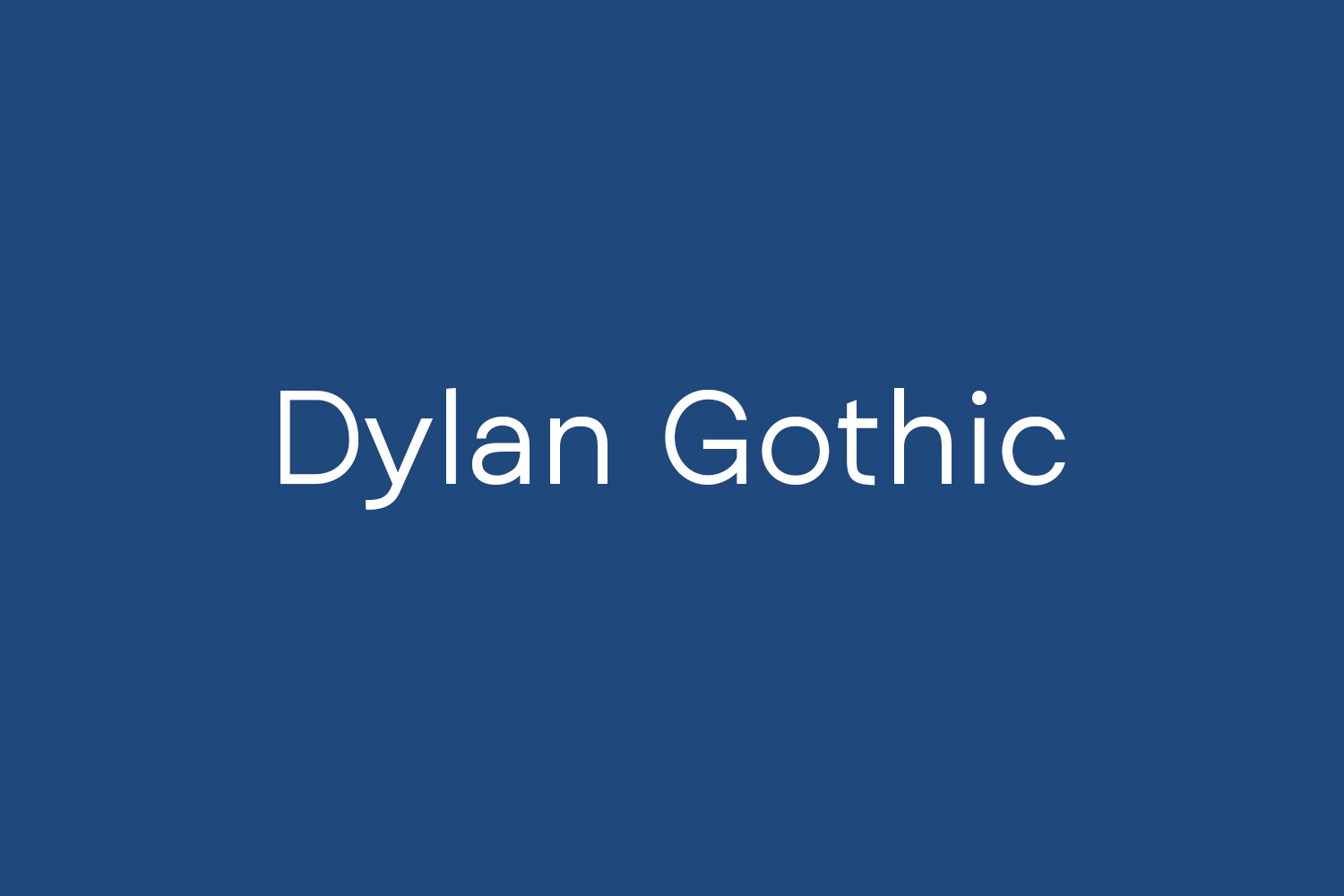 Dylan Gothic Free Font