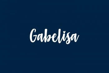 Gabelisa Free Font