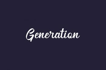 Generation Free Font
