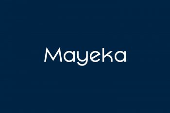 Mayeka Free Font