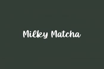 Milky Matcha Free Font