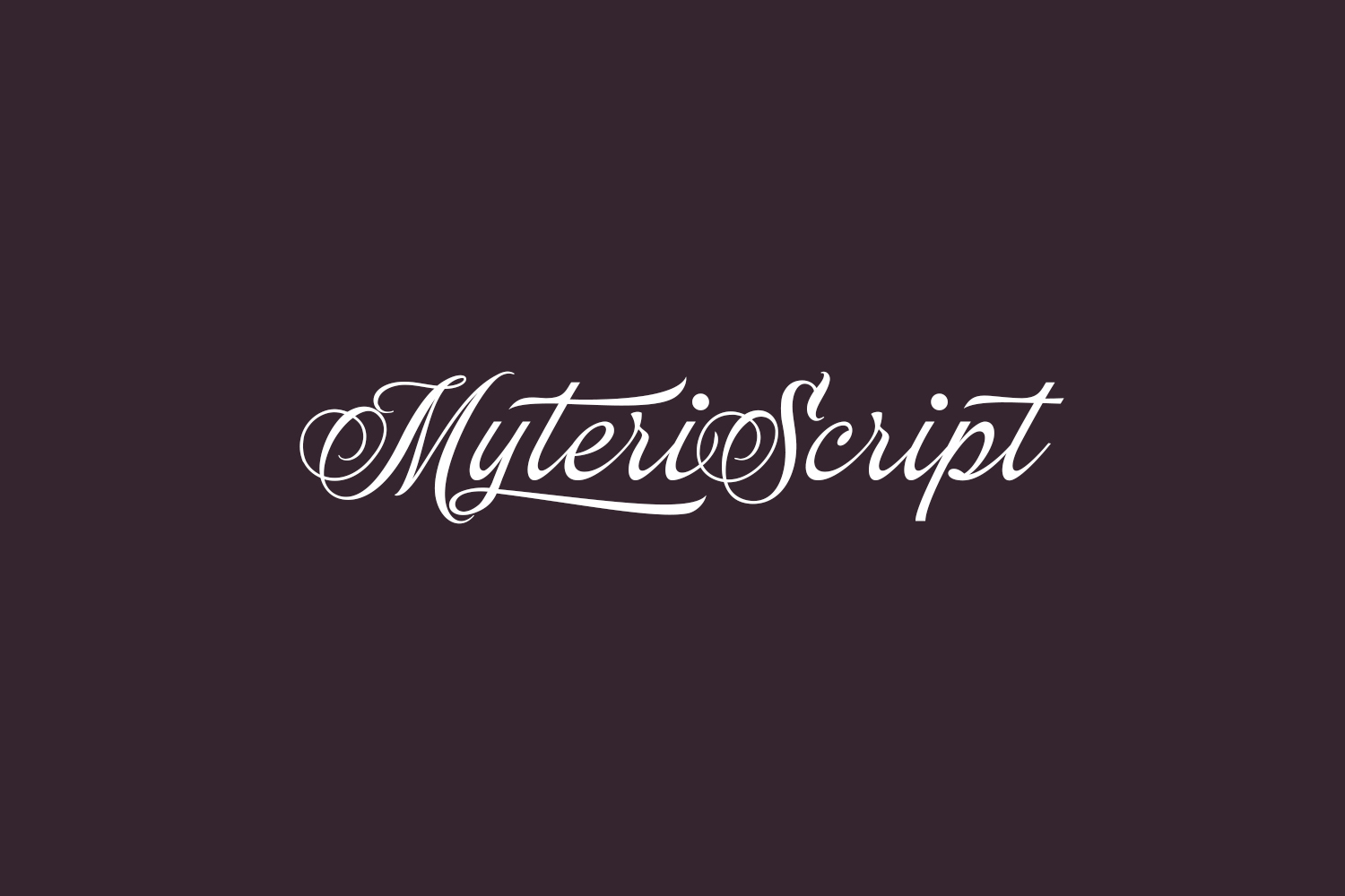 Myteri Script Free Font