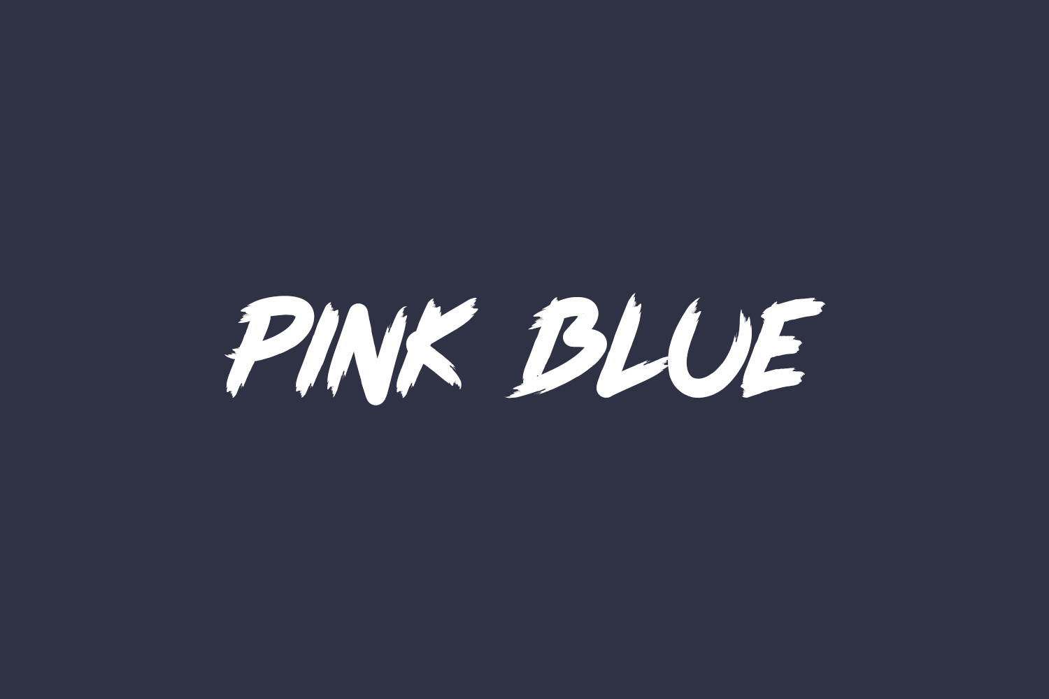 Pink Blue | Fonts Shmonts