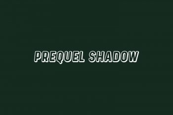 Prequel Shadow Free Font