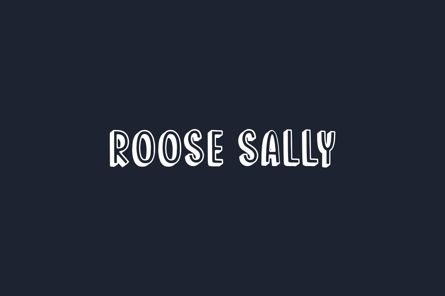 Roose Sally Free Font