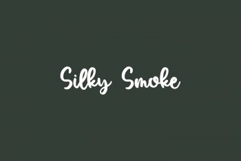 Silky Smoke Free Font