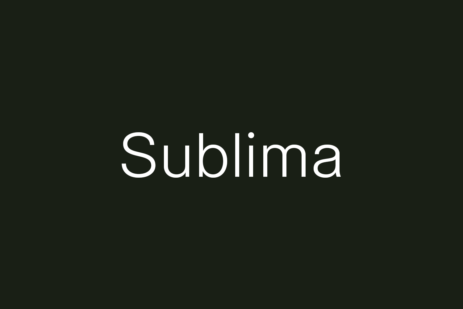 Sublima Free Font