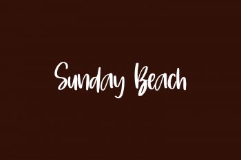 Sunday Beach Free Font