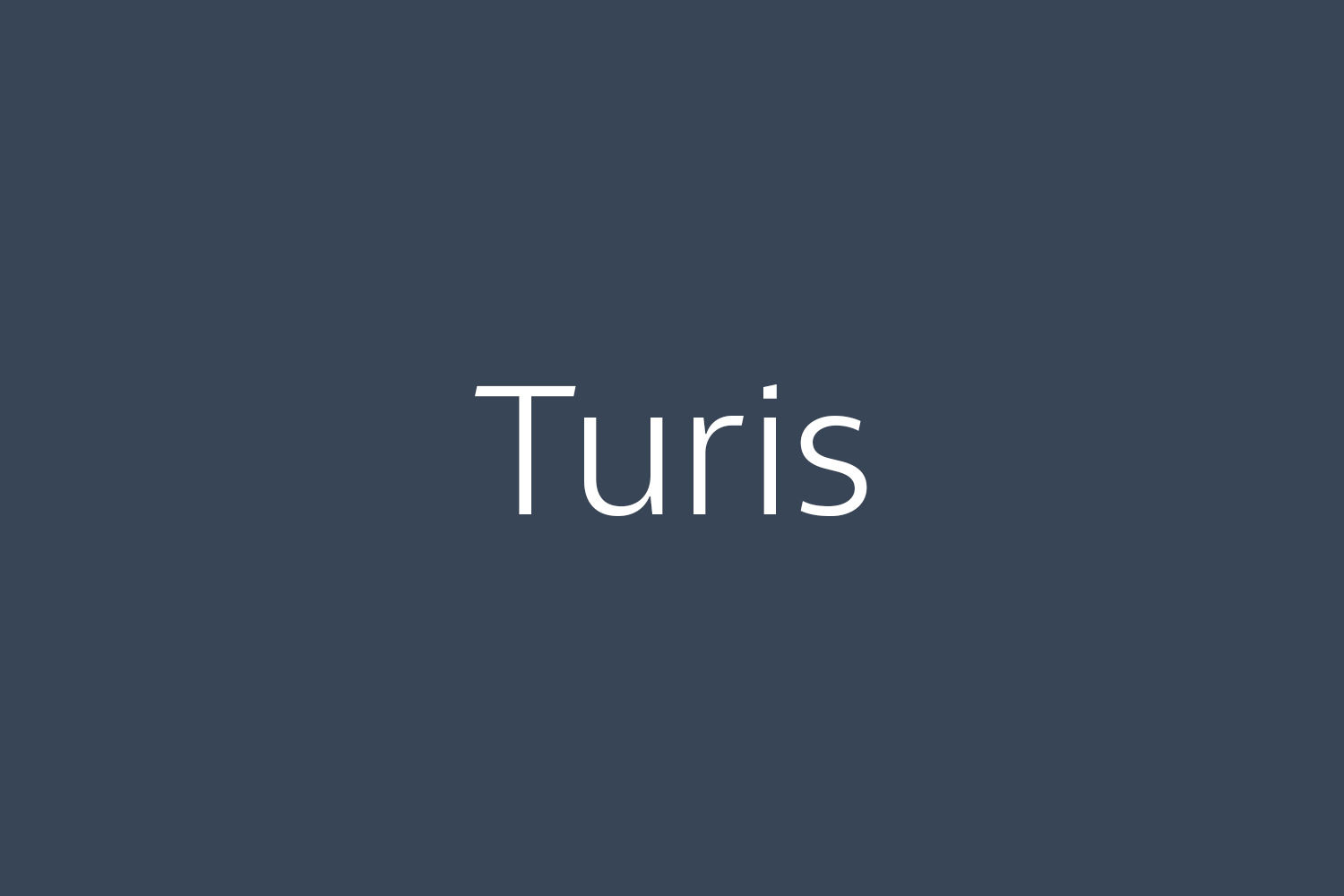 Turis Free Font