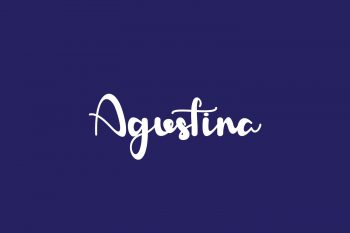 Agustina Free Font