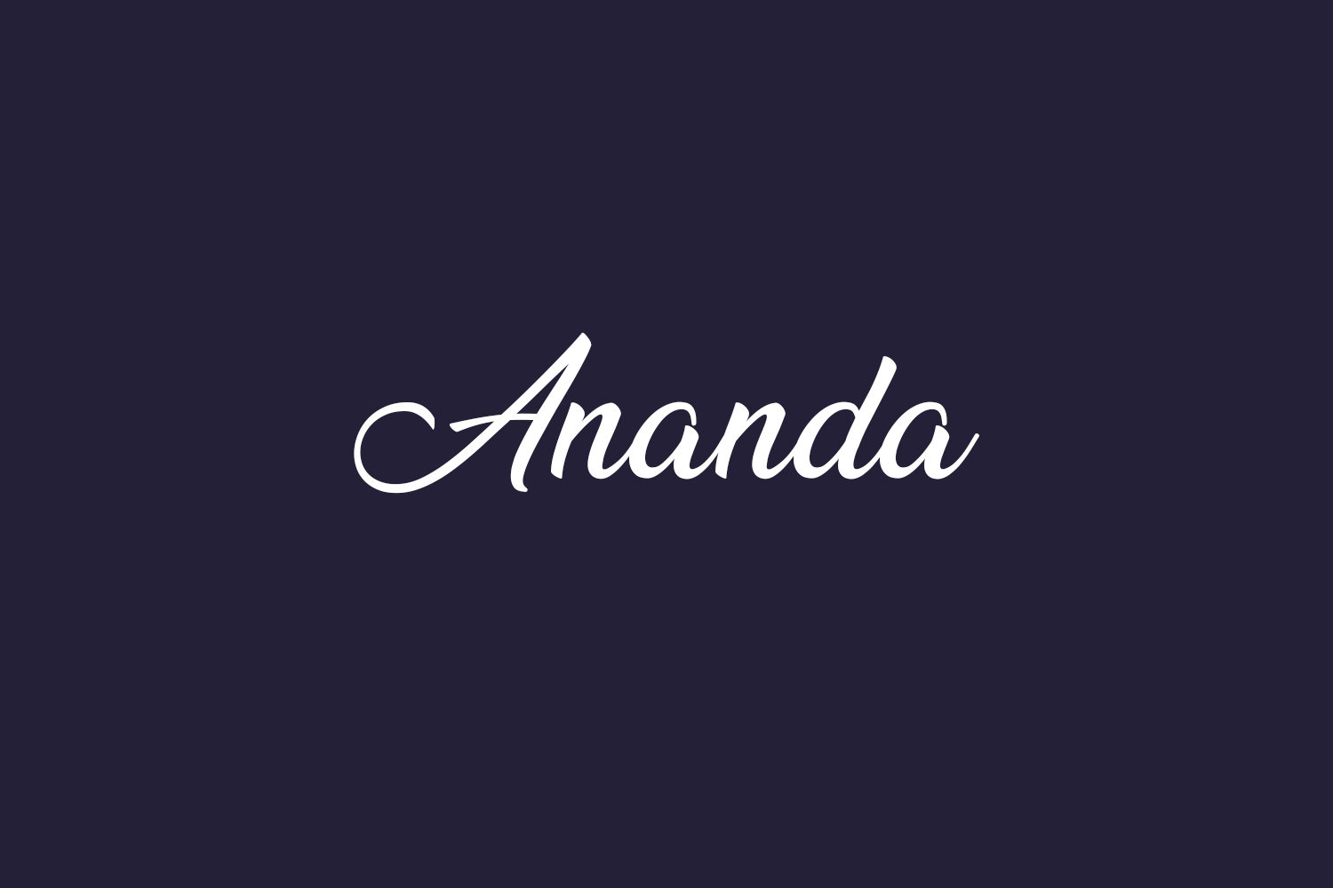 Ananda Free Font