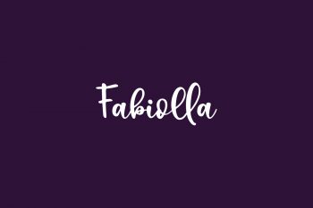 Fabiolla Free Font