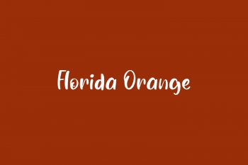 Florida Orange Free Font