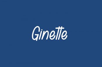 Ginette Free Font