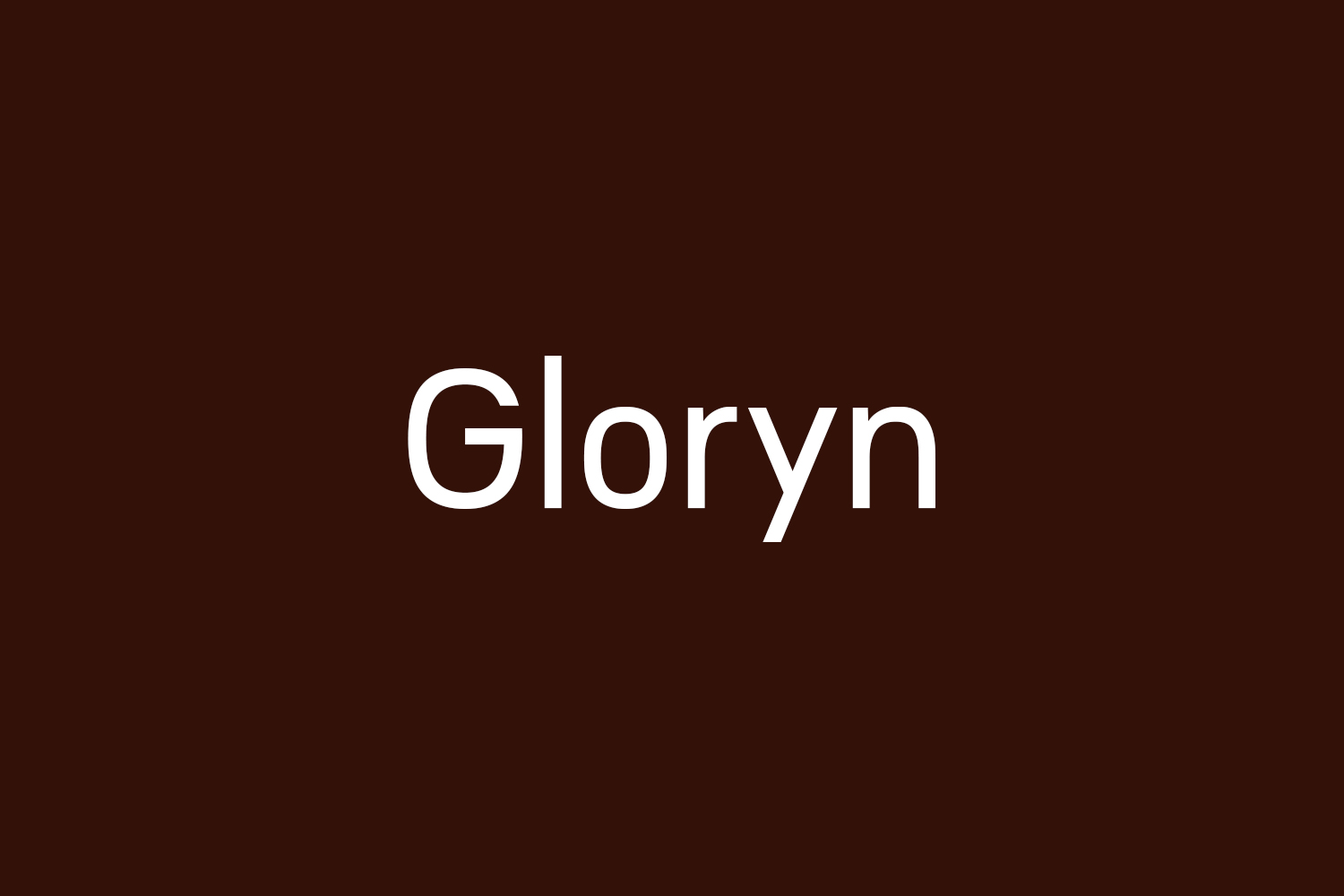 Gloryn Free Font