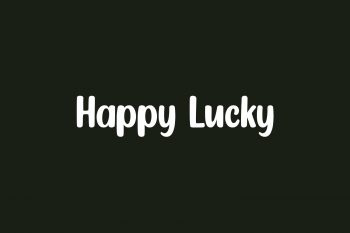 Happy Lucky Free Font