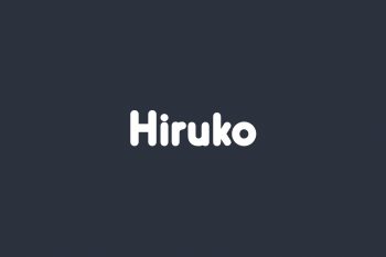 Hiruko Free Font