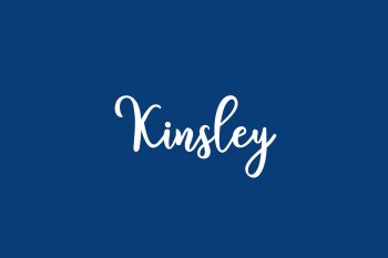 Kinsley Free Font