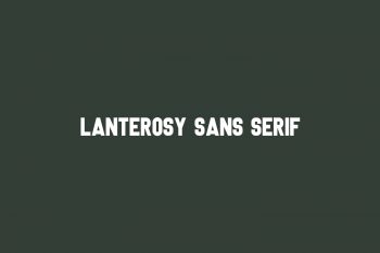 Lanterosy Sans Serif