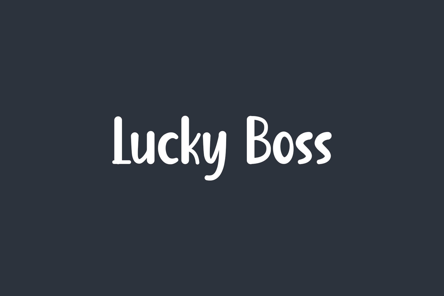 Lucky Boss Free Font