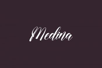 Medina Free Font