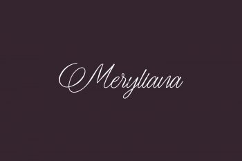 Meryliana Free Font