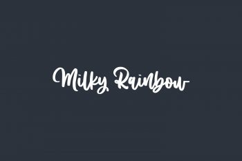 Milky Rainbow Free Font