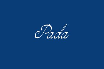 Pada Free Font