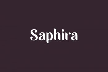 Saphira Free Font