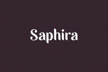 Saphira Free Font