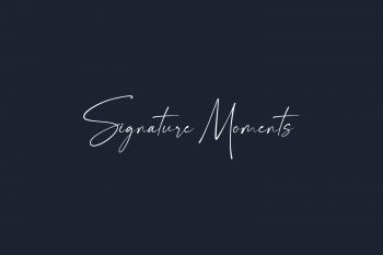 Signature Moments Free Font
