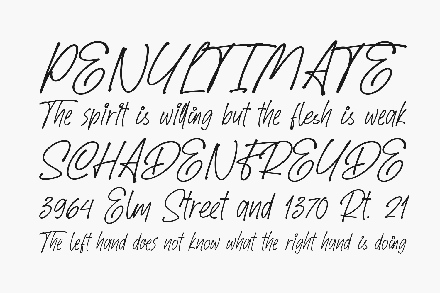 Speed Written Free Font