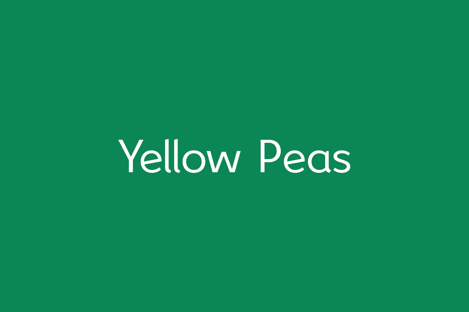 Yellow Peas Free Font