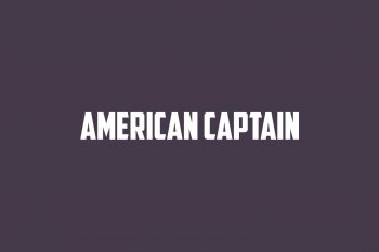 American Captain Free Font