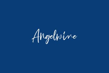 Angelwine Free Font